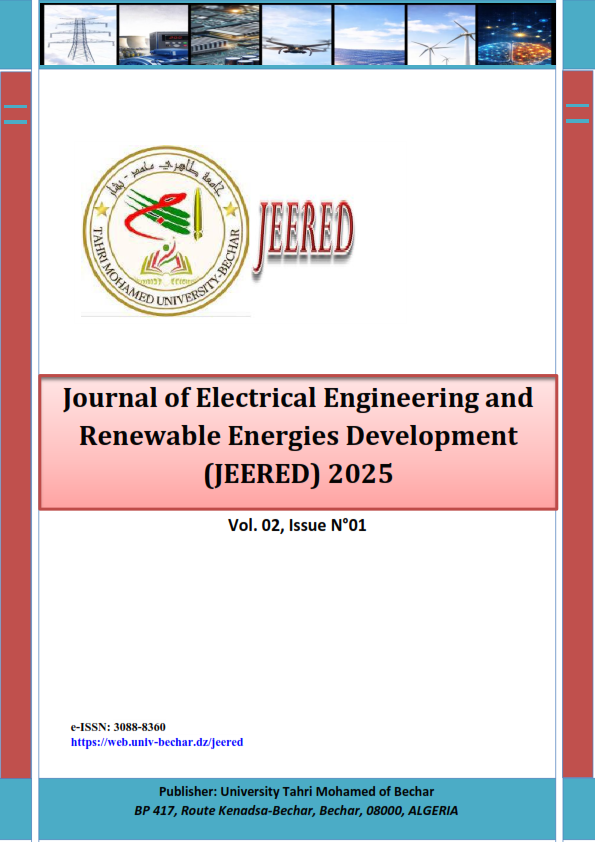 					View Vol. 2 No. 01 (2026): Journal of Electrical Engineering and Renewable Energies Development 
				